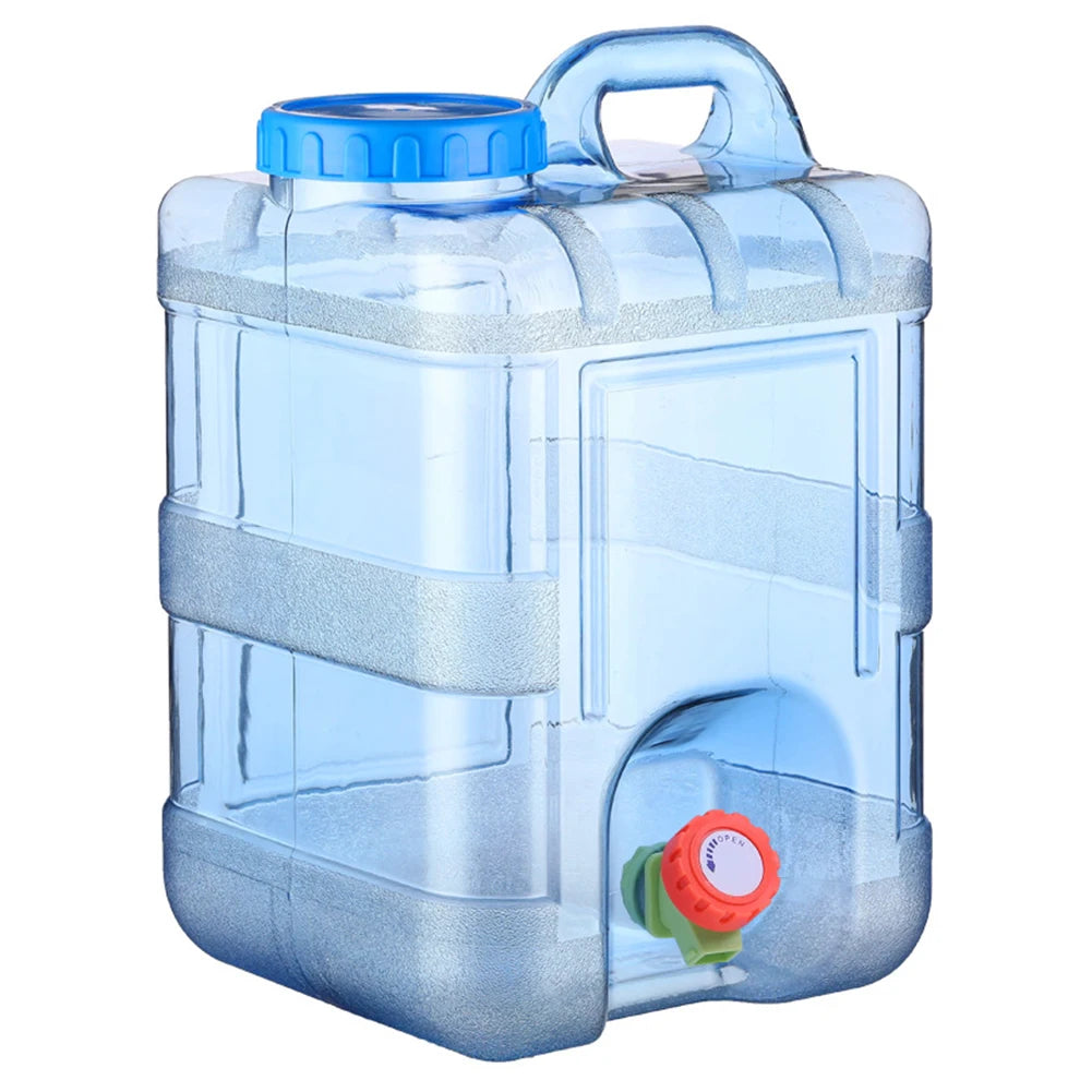Portable 7.5/10/15L Water Container With Faucet , Leakproof  Water Tank .