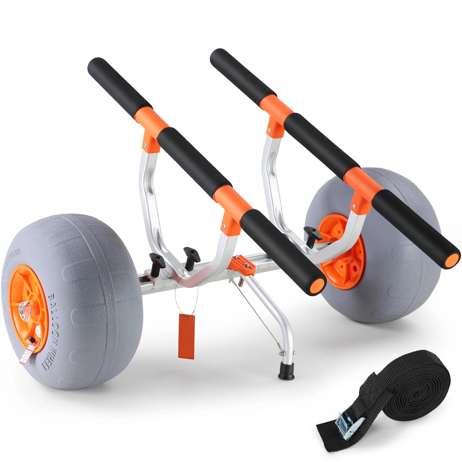 SucceBuy 350lbs Kayak Cart. Foldable, 12'' Tires.