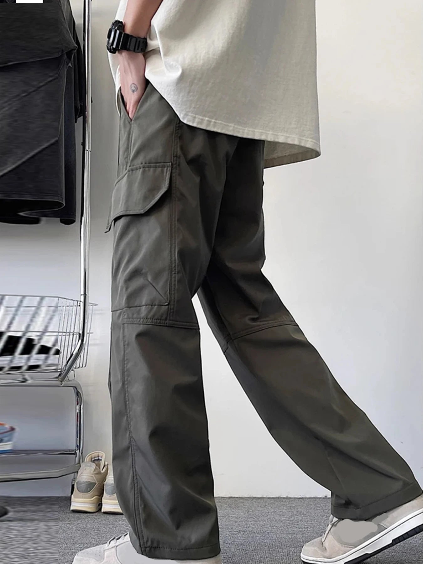 Cargo Pants, Multi-Pocket, Work, Casual, Breathable.