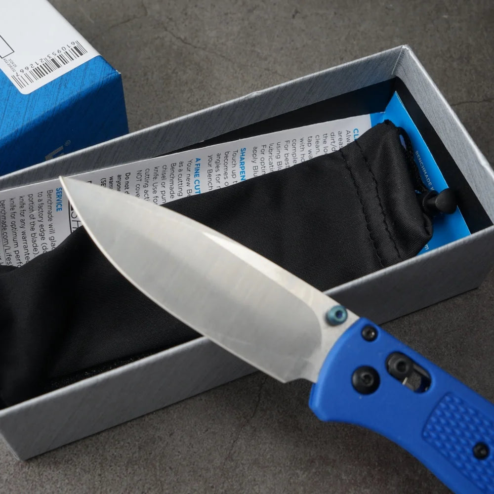 Folding Knife, Nylon- Fiberglass Handle, Model 535, for Fishing, Hiking, Survival.