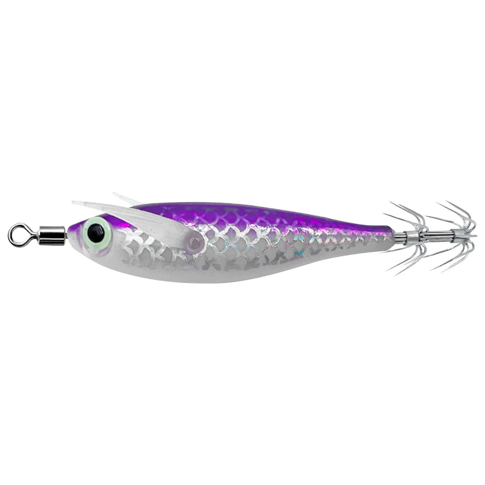 Luminous Squid, Cuttlefish Attracting Lure. Double Hook Bait.