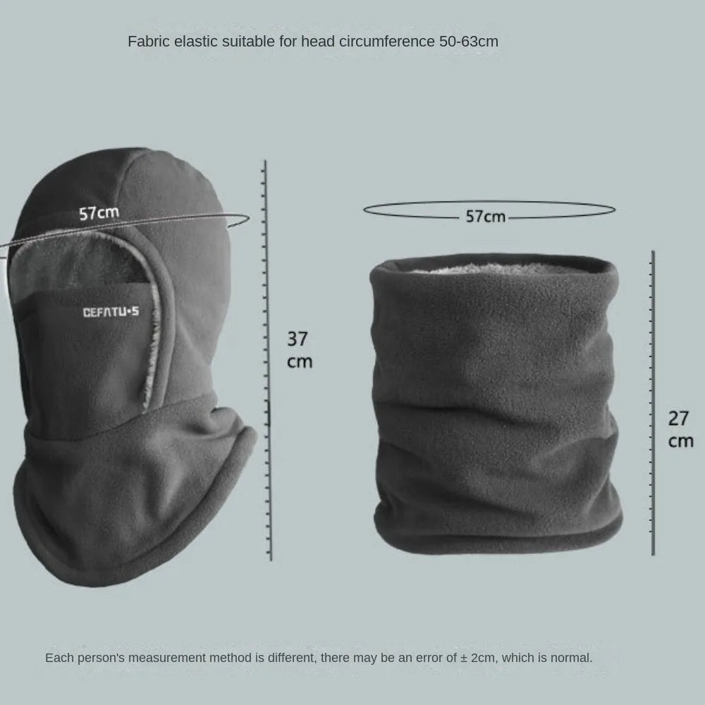 Thermal Balaclava Winter Mask. Warm Hood, Windproof for Men Women.
