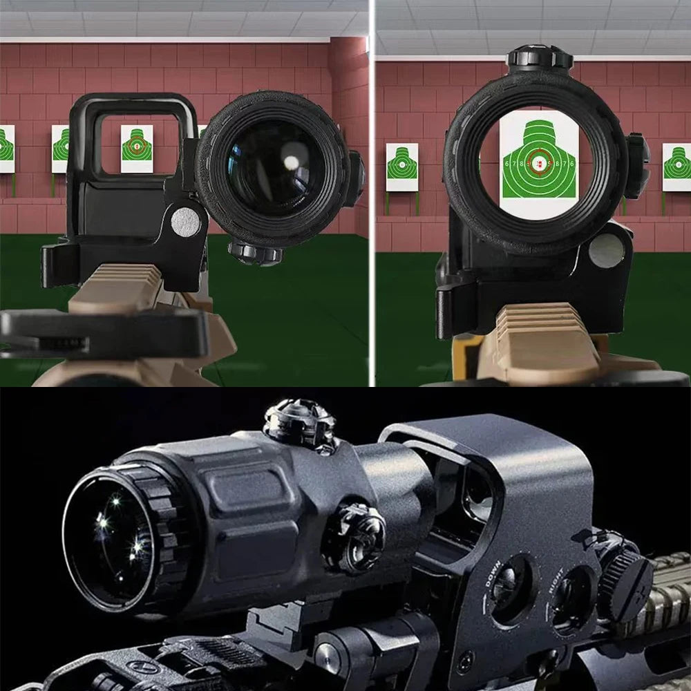 558+G33/G45 Red Dot Optic Sight. W/20mm Rail Mounts & Quick Detach Lever.