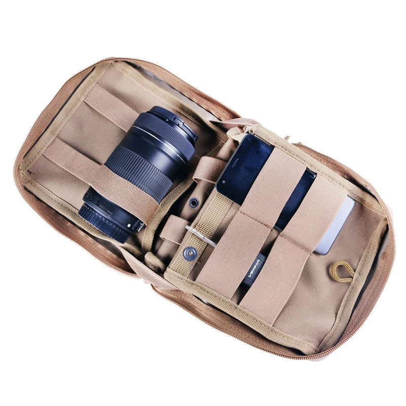 Large First Aid Bag. Belt Pouch, Emergency Bag.