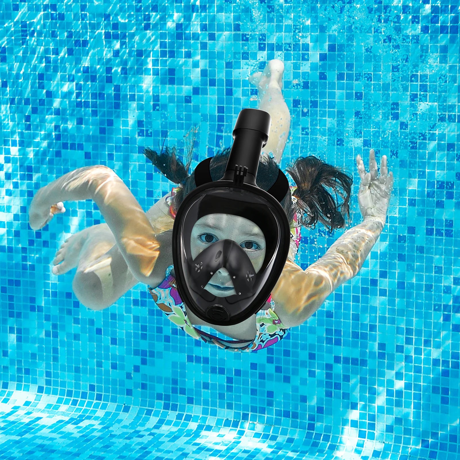 Professional Full Face Snorkel Mask. Anti-Fog, Anti-Leak.