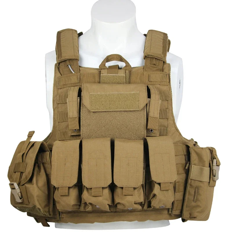 LQARMY Tactical Vest. 1000D Quick Release Plate Carrier. Chest Rig.