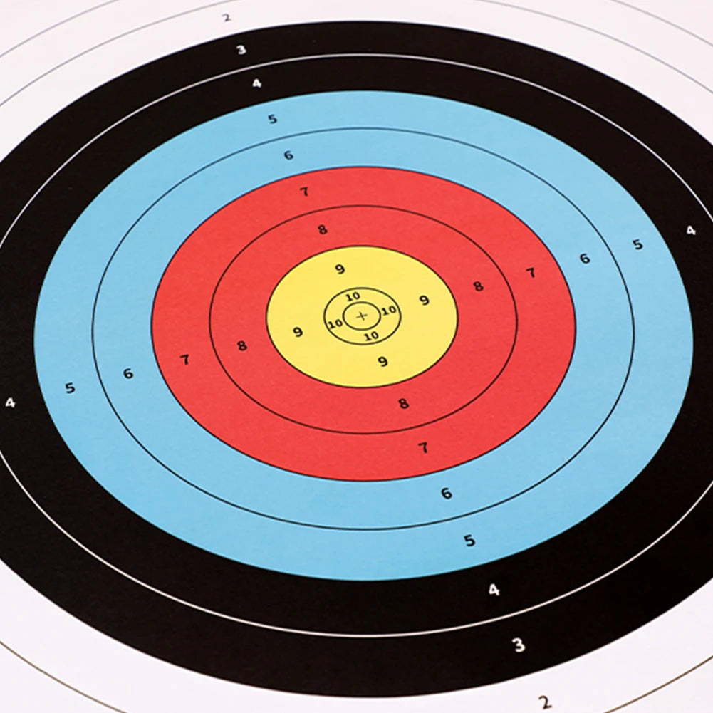 10pcs Practice Target Papers. Professional Bow Arrow . Darts - Knives.