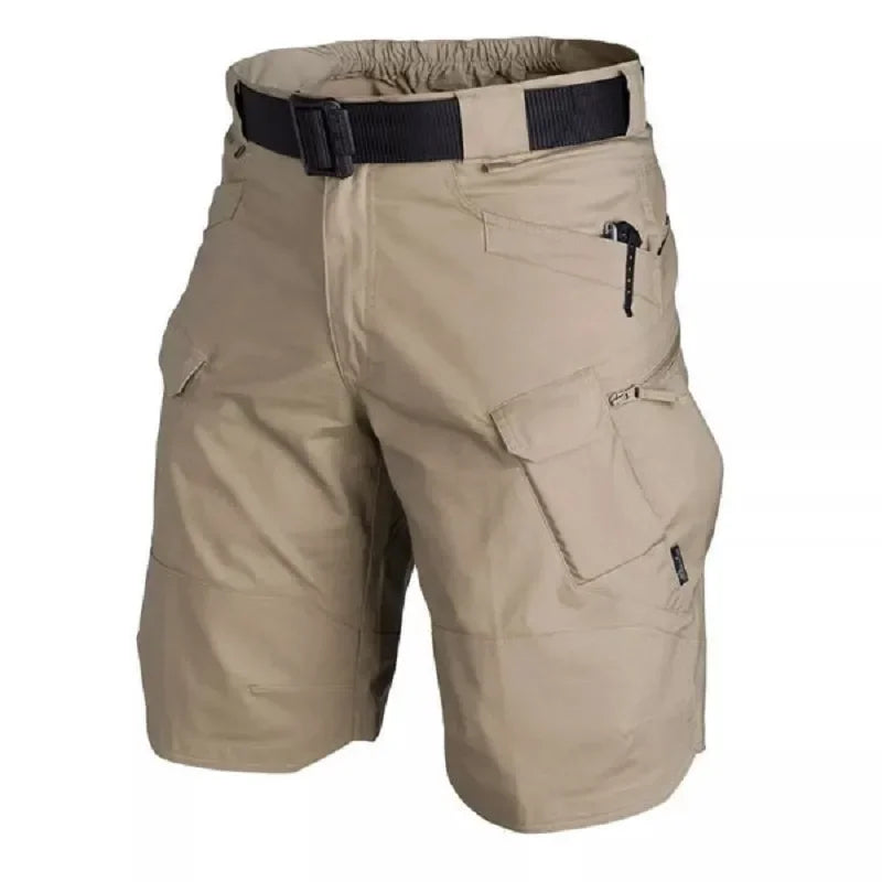 Men's Tactical Cargo Shorts. Zippered Pockets, Quick Dry, Wear Resistant, Large Pockets.