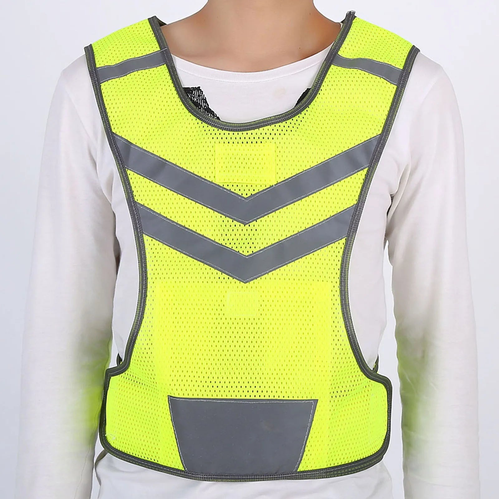 High Visibility, Adjustable, Reflective Safety Vest.