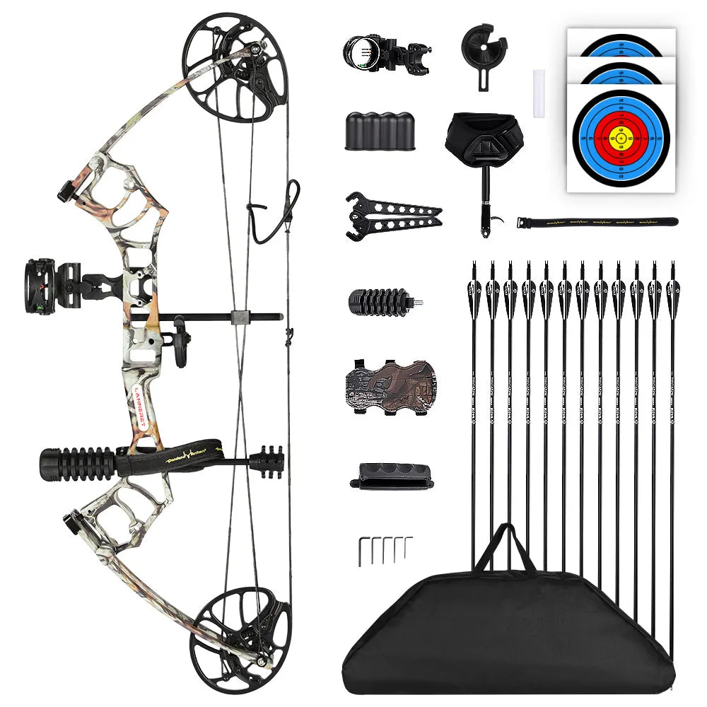 MOTION ZEUS Lightweight Compound Bow Set.10-50Lbs Adjustable .