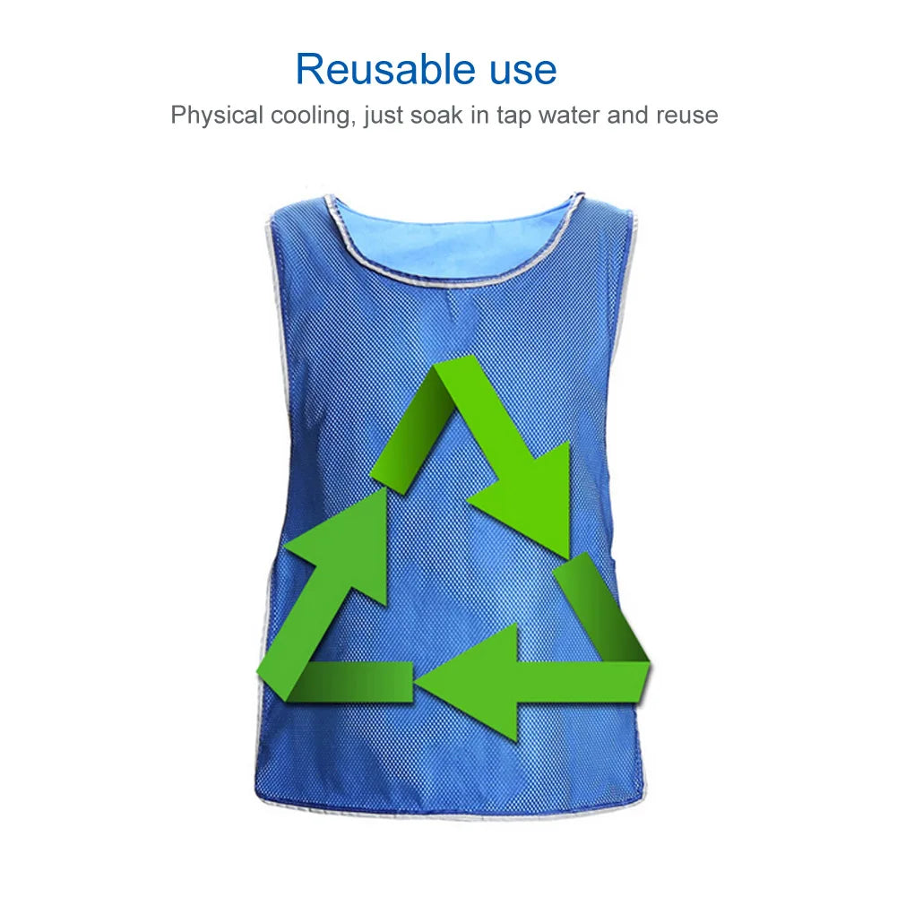 Cooling Vest. Sunstroke Prevention Clothes.