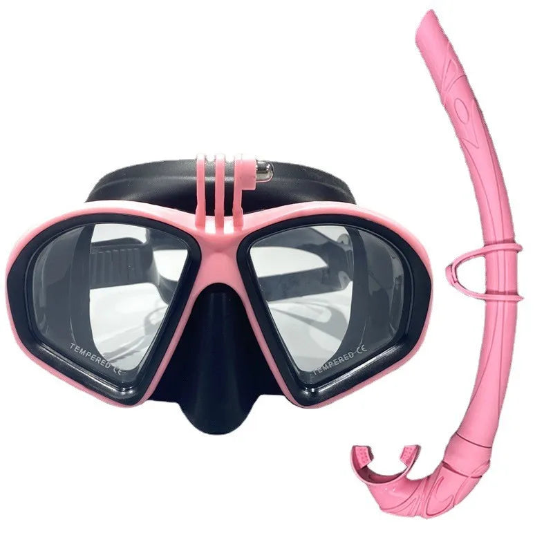 Professional Scuba Diving Mask. Snorkel, Silicone Skirt Diving Mask.