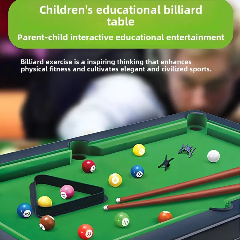 Fun Billiards table game, interactive play, family games, enhance parent-child interaction.