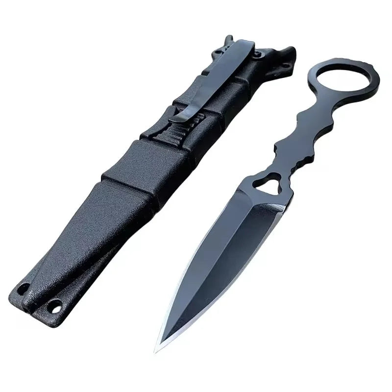Fixed Blade, 440C, Sheathed, Camping, Hunting, Survival - Throwing.