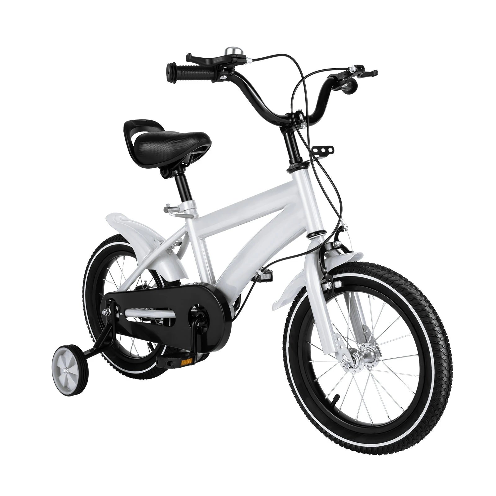 14 Inch Kids Bike - Adjustable Sea - Dual Brakes - w/Training Wheels.
