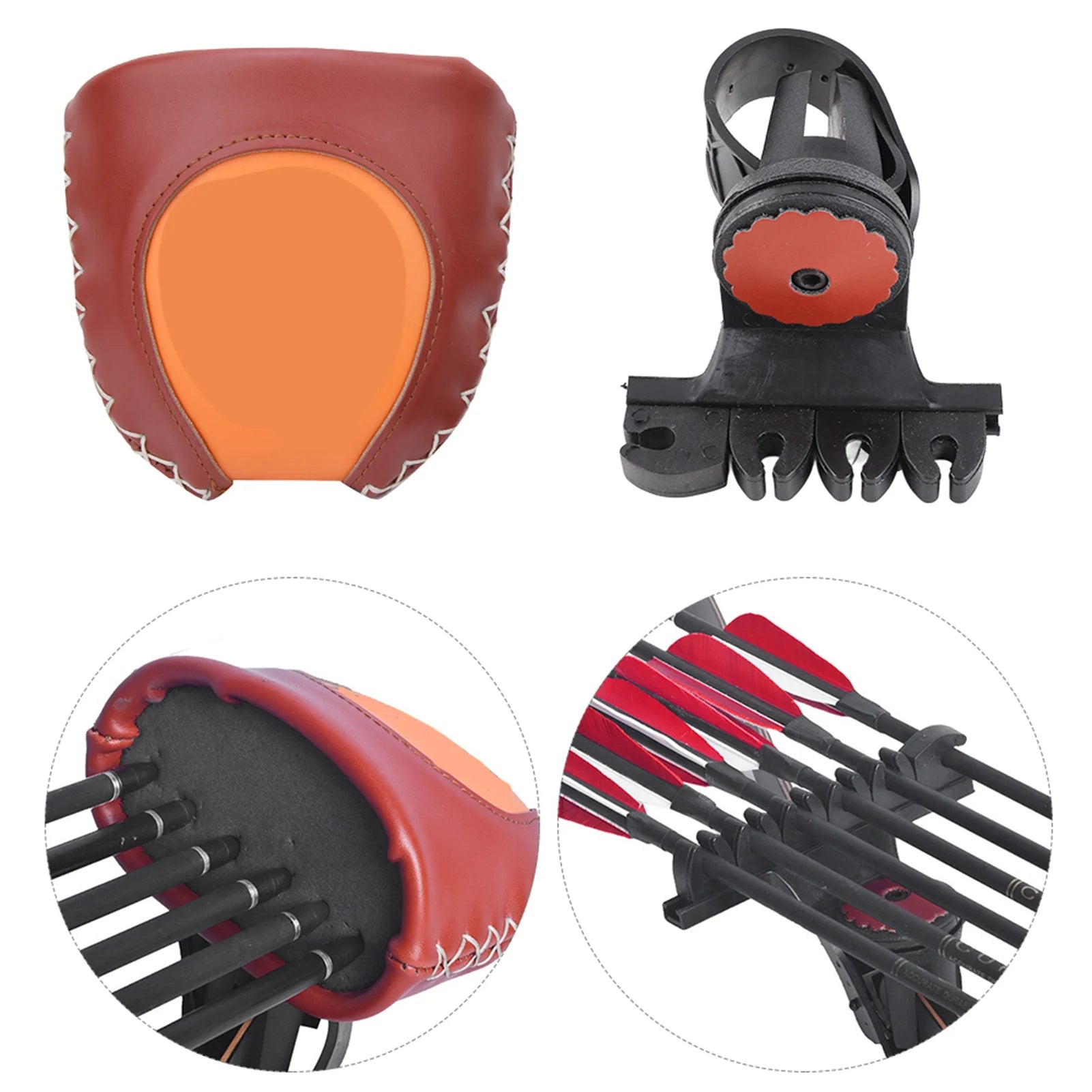 Arrow Quiver- Quick Release- 6 Arrows. For Recurved Bow .