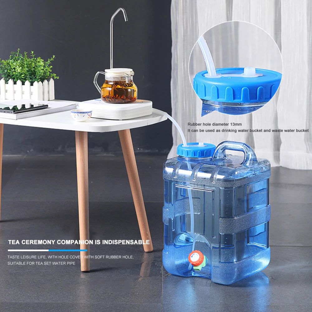 Portable 7.5/10/15L Water Container With Faucet , Leakproof  Water Tank .