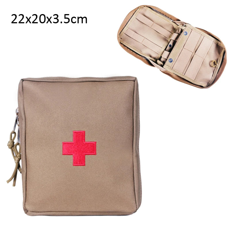 Large First Aid Bag. Belt Pouch, Emergency Bag.