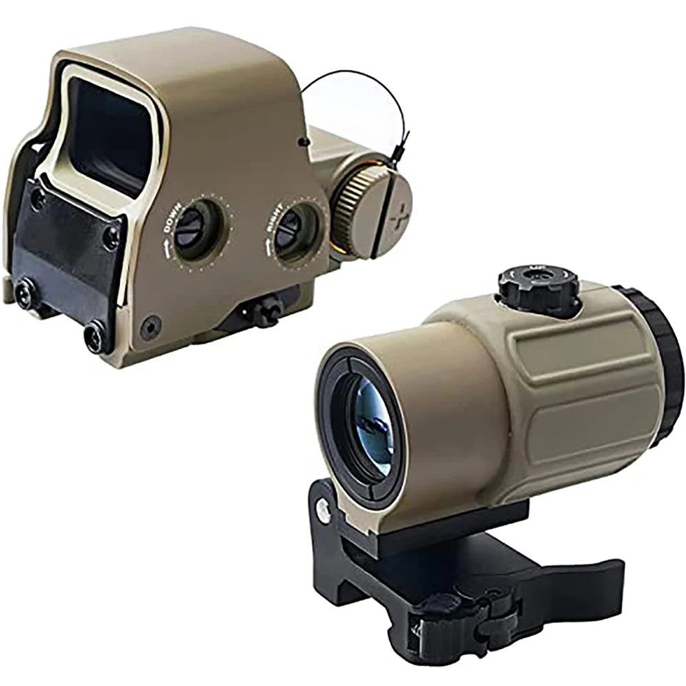 558+G43 Holographic Collimator Sight. 558+G33/G45 Red Dot Optic Sight. W/20mm Rail Mounts&Quick Detach Lever.