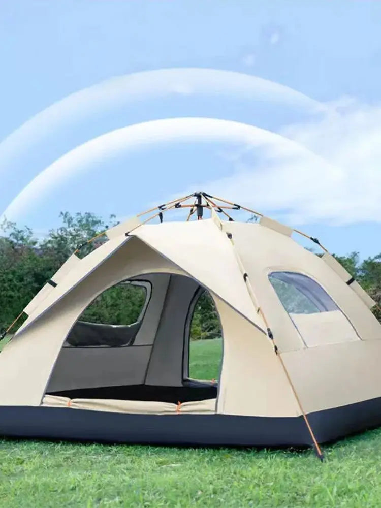Automatic, Quick-opening Tent. Two Doors And Two Windows.