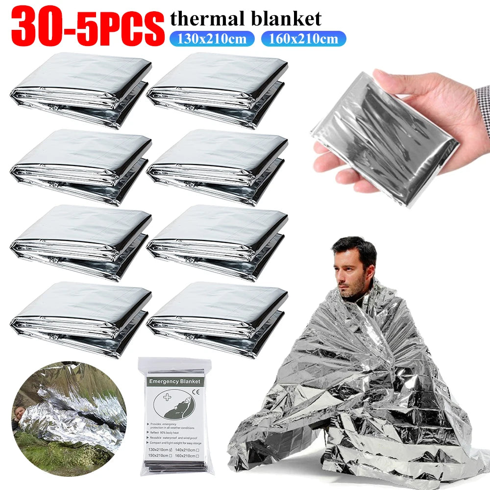 30-1PCS Emergency Rescue Blanket. Foil ,Thermal Blanket ﻿.