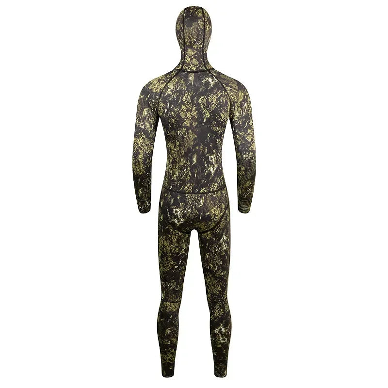 Camouflage 1.5mm Diving Suit. Split Body,Free Diving, Spearfishing.