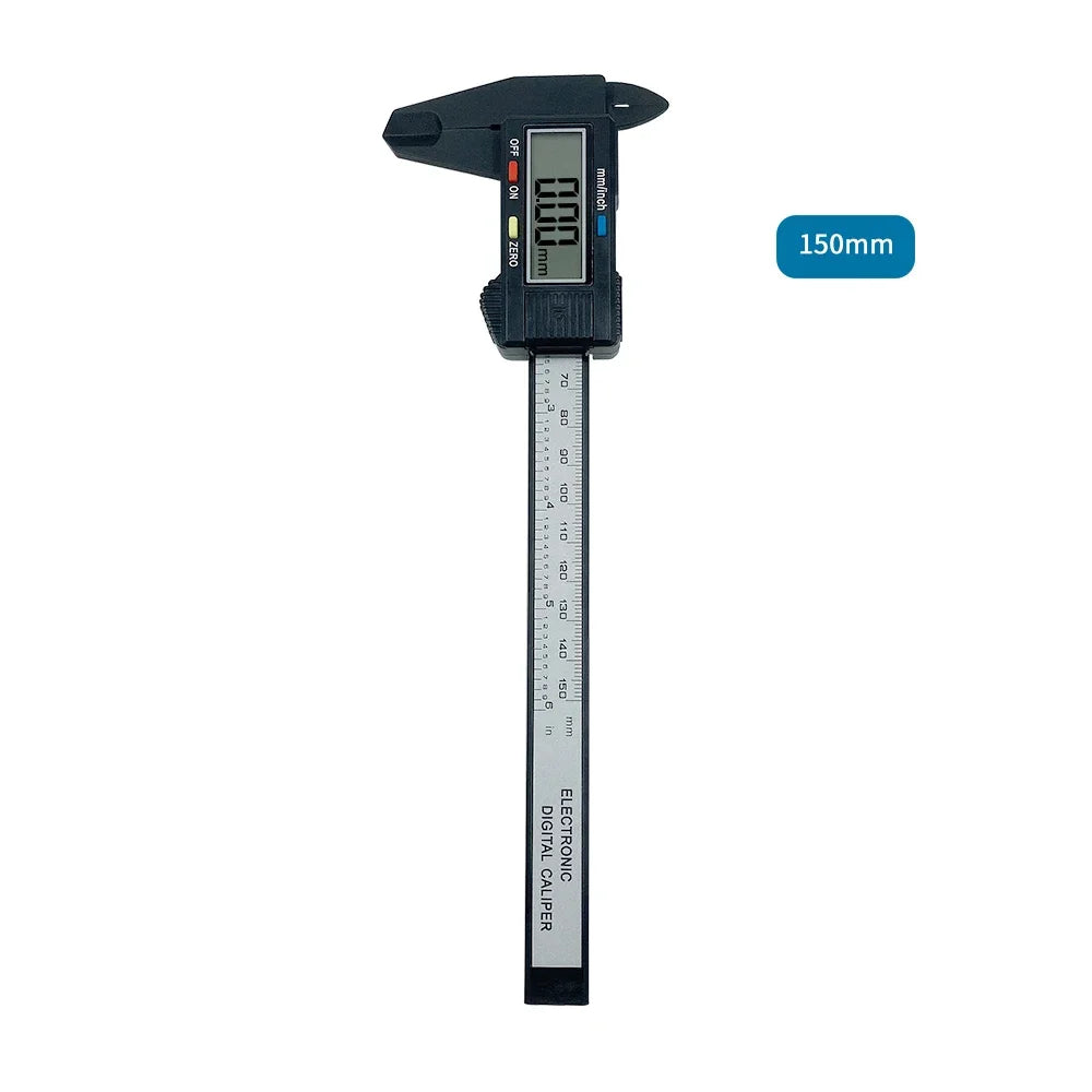 150mm, 100mm Electronic Digital Caliper. Carbon Fiber, Dial Vernier Caliper.