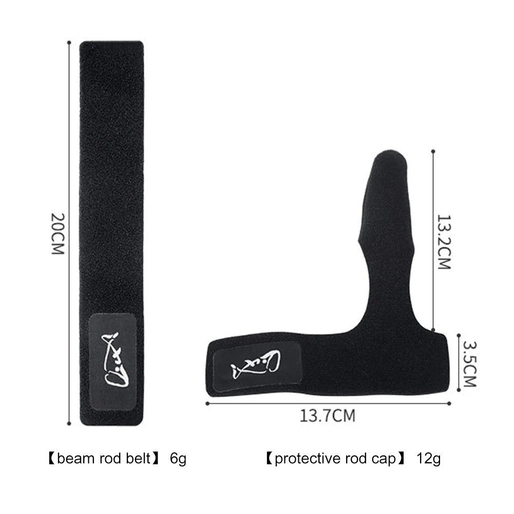Rod Tip Protective Cover. Portable, Foldable, Elastic Carry Strap .
