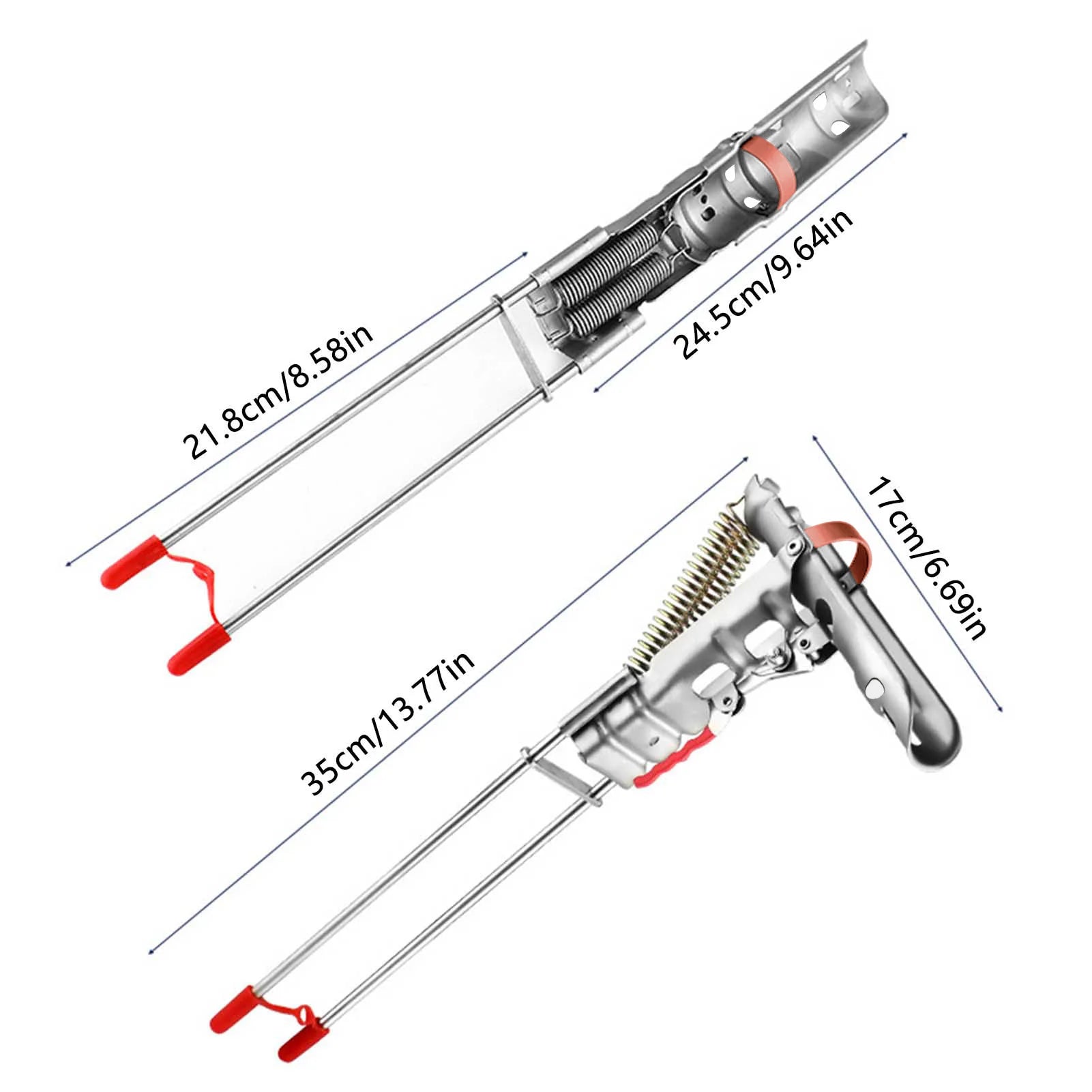 35*17cm Stainless Steel Rod Holder. Automatic Spring , For All Fishing Rods.