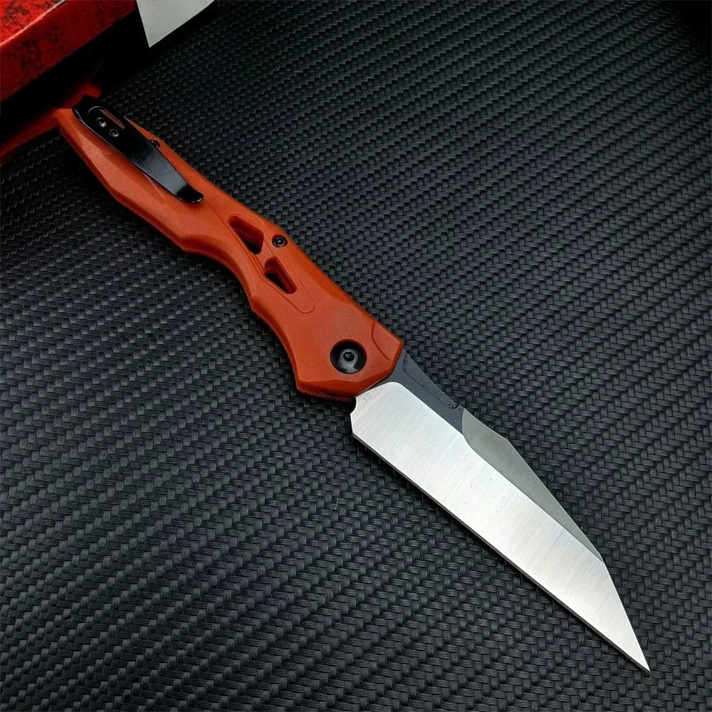KS 7650 Folding Knife. 8Cr13Mov Blade. Nylon Fiber Handle.