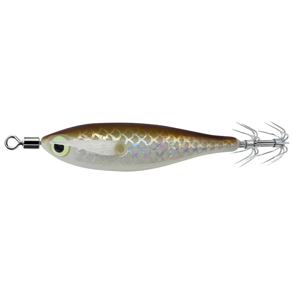 Luminous Squid, Cuttlefish Attracting Lure. Double Hook Bait.