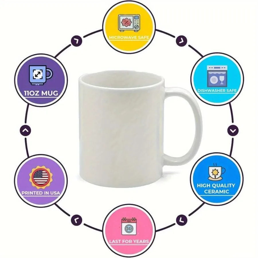" GOTTA LOVE A GOOD POLE DANCE " Coffee Mug With Fish Pattern ,11 Oz.