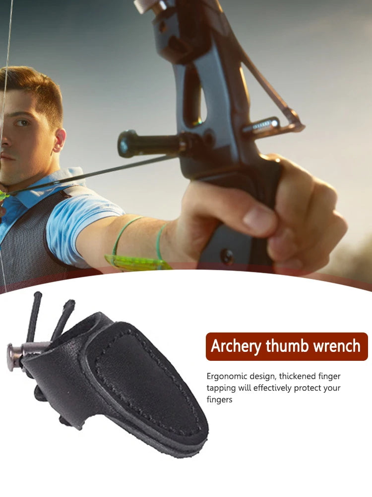 Bow & Arrow Finger Tip Protector. Archery Thumb Protective Gear.