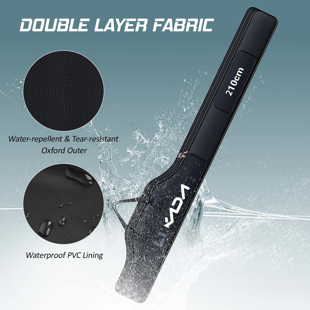 Lixada 210/190/170cm. Folding Fishing Rod Carry Case .