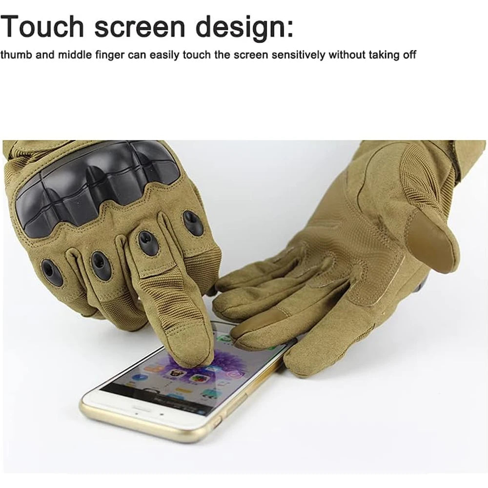 Tactical Military Gloves, Shooting,  Combat, Anti Slip .