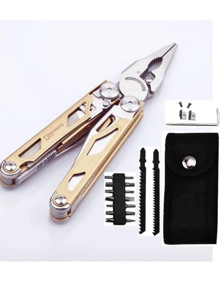 Daicamping DL30 Multitool. Folding, Knives, Scissors, Cutters, Survival Pliers