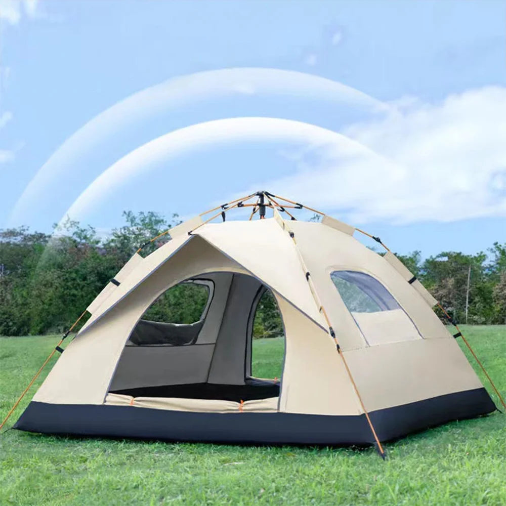 Automatic, Quick-opening Tent. Two Doors And Two Windows.