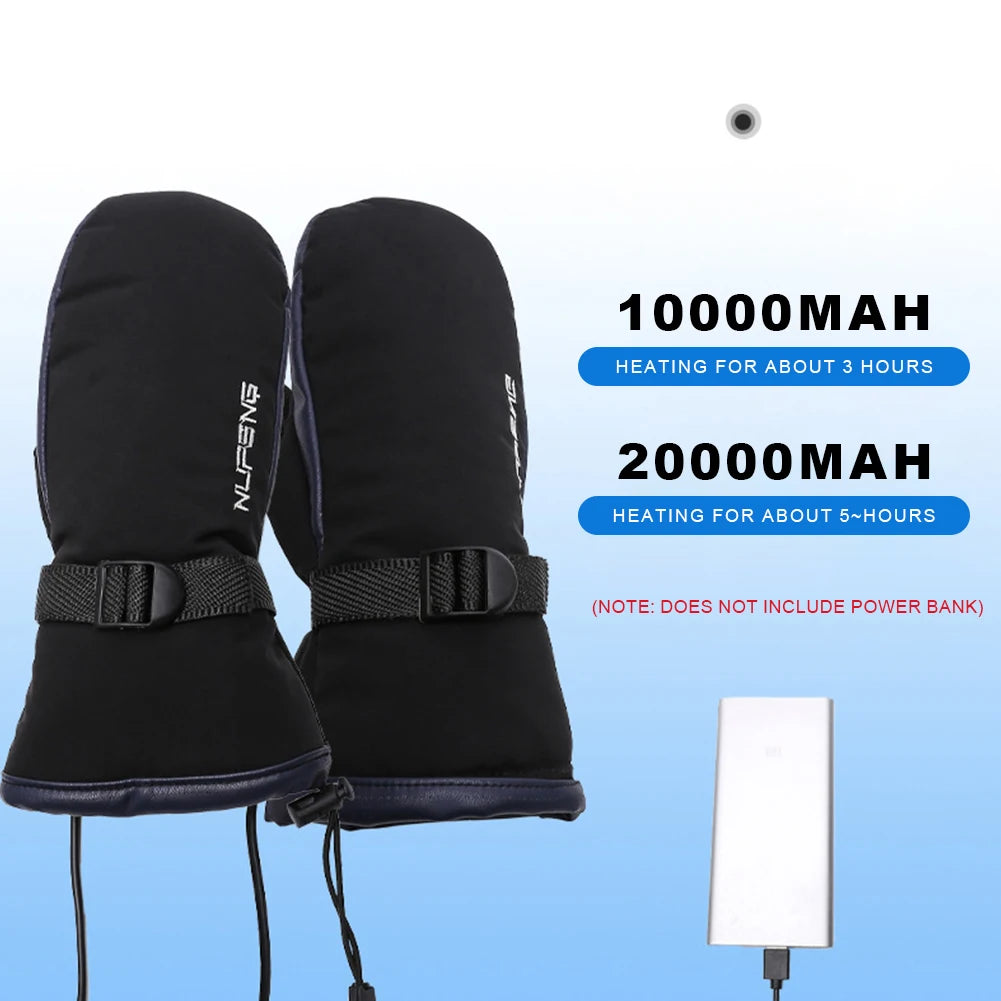 Electric Heated Gloves. Warm- Waterproof- Rechargeable.