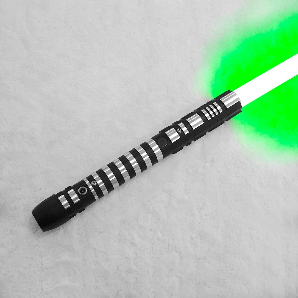 PHS Dueling Lightsabers,4 Modes - Sounds, Black Metal Hilt, Light up Sword.