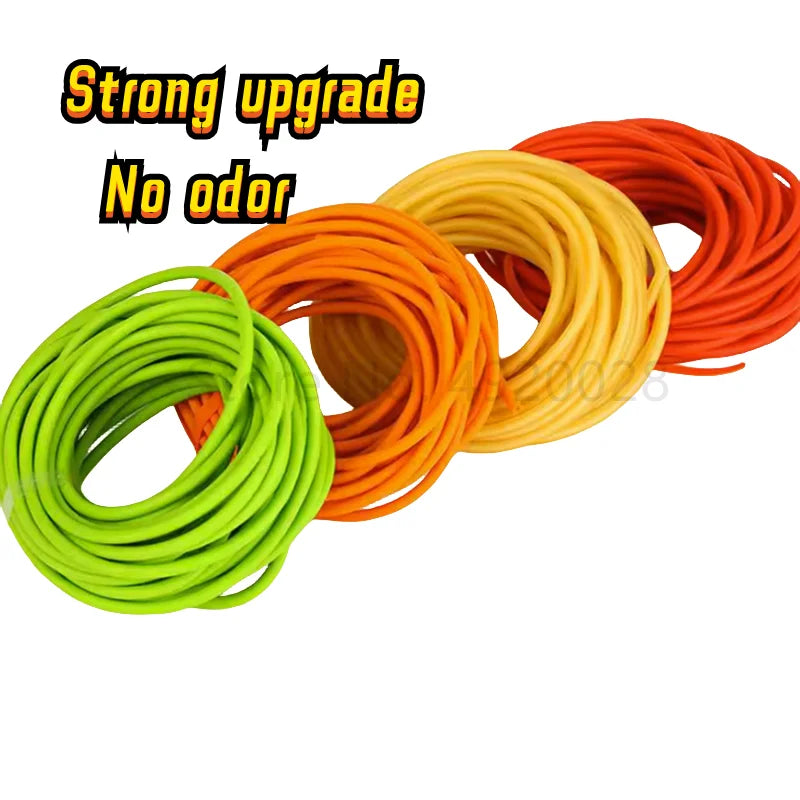 Rubber Tube. 10M For Hunting- Shooting 2X5mm Diameter.