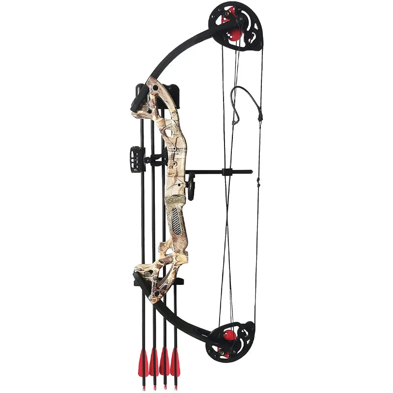 Compound Bow kit for Youth & Beginner, 15-29 Lbs 19”-28”.