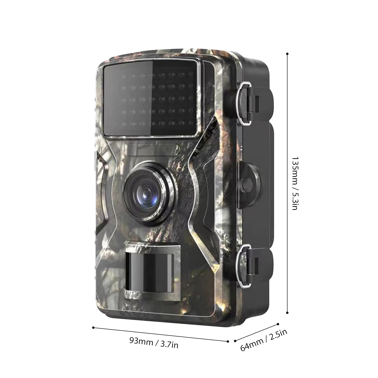 1080P LCD, 16MP Trail Camera. Infrared Night Vision, Waterproof, Motion Activated.