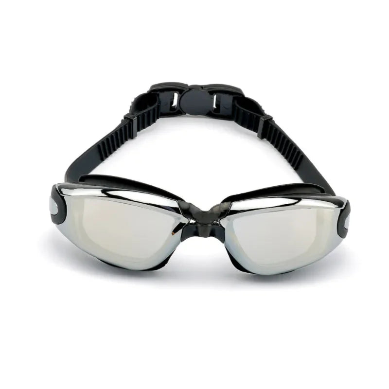Silicone Goggles, Anti-Fog Electroplating, UV Swimming Glasses.