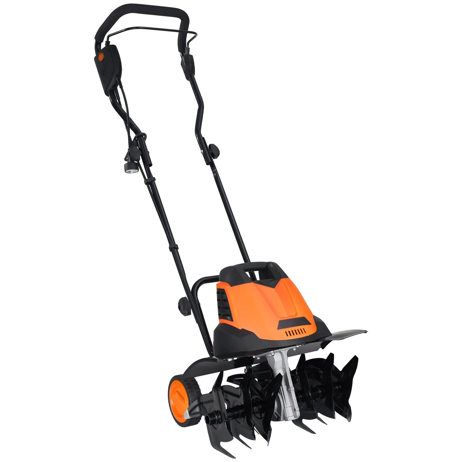 SucceBuy 12 Amp Electric Tiller - 18" Tilling Width - 3.94" Tilling Depth - Corded.