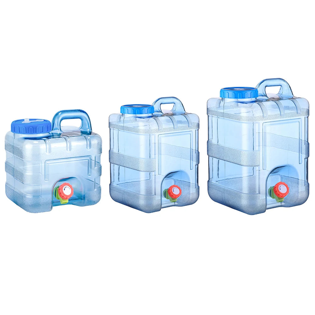 Portable 7.5/10/15L Water Container With Faucet , Leakproof  Water Tank .