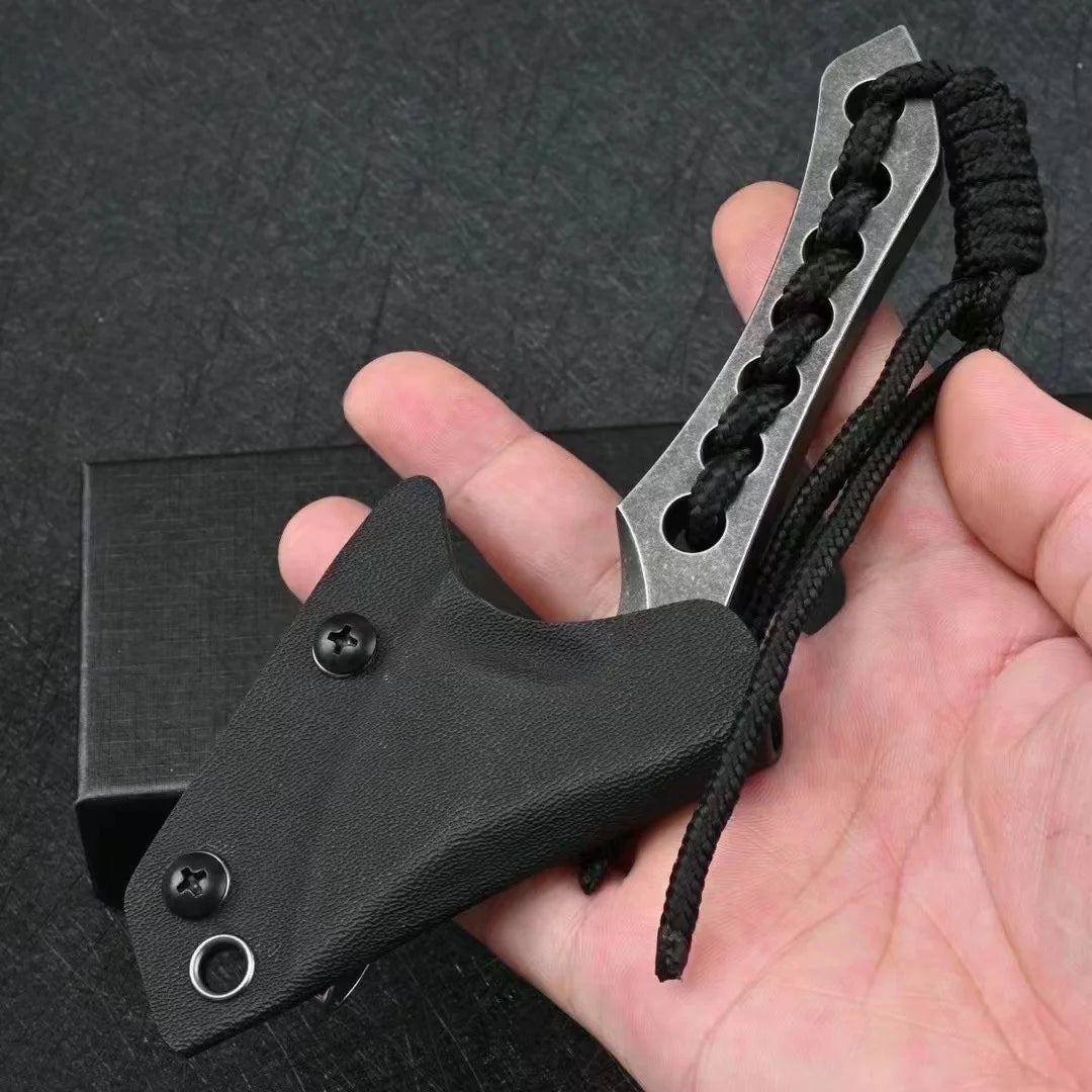 Camping axe with K sheath. 9cr18mov steel, emergency equipment.