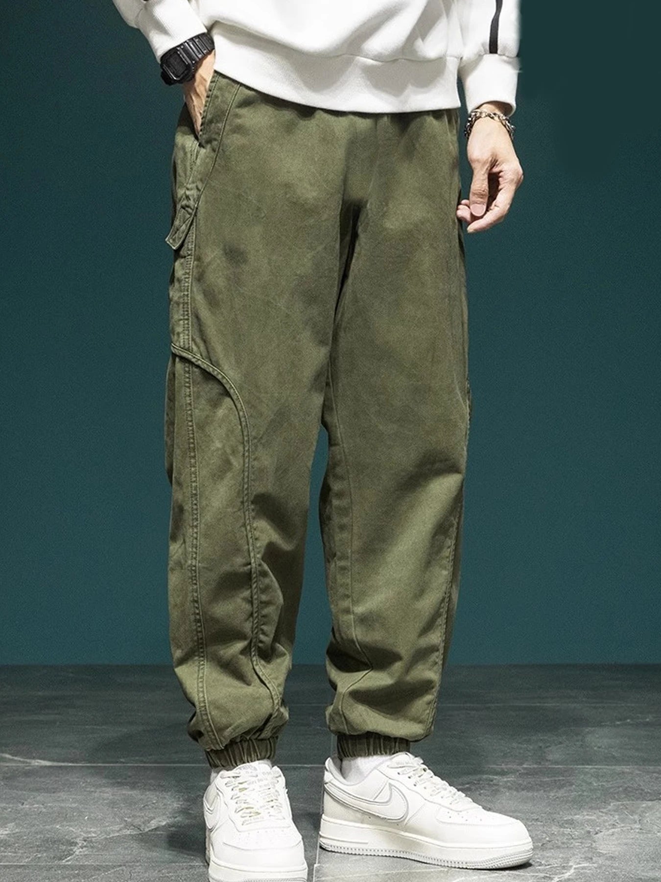 New Japanese Trousers, Trendy. Loose Fit, Casual .