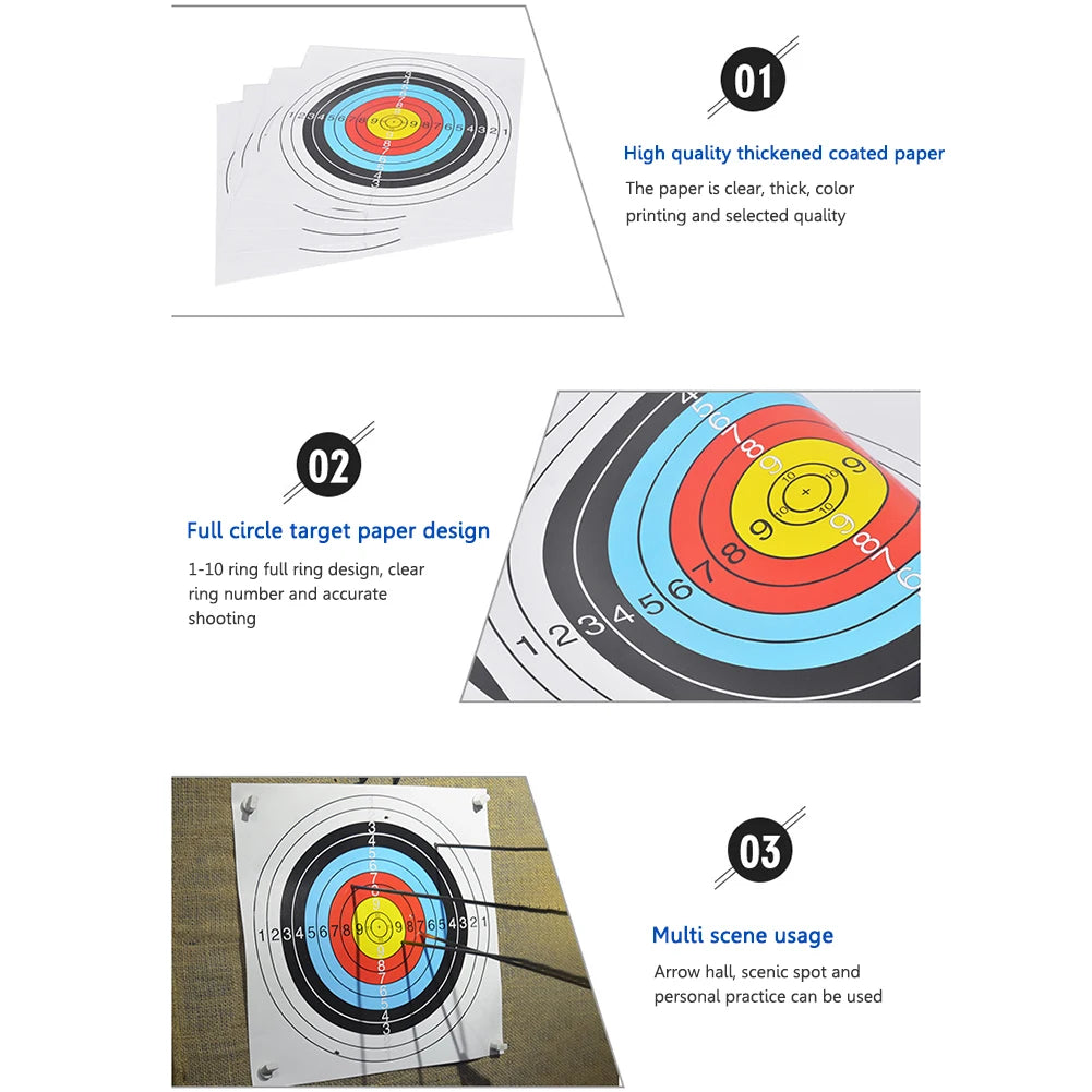 Professional Archery Targets. Paper Practice Targets.