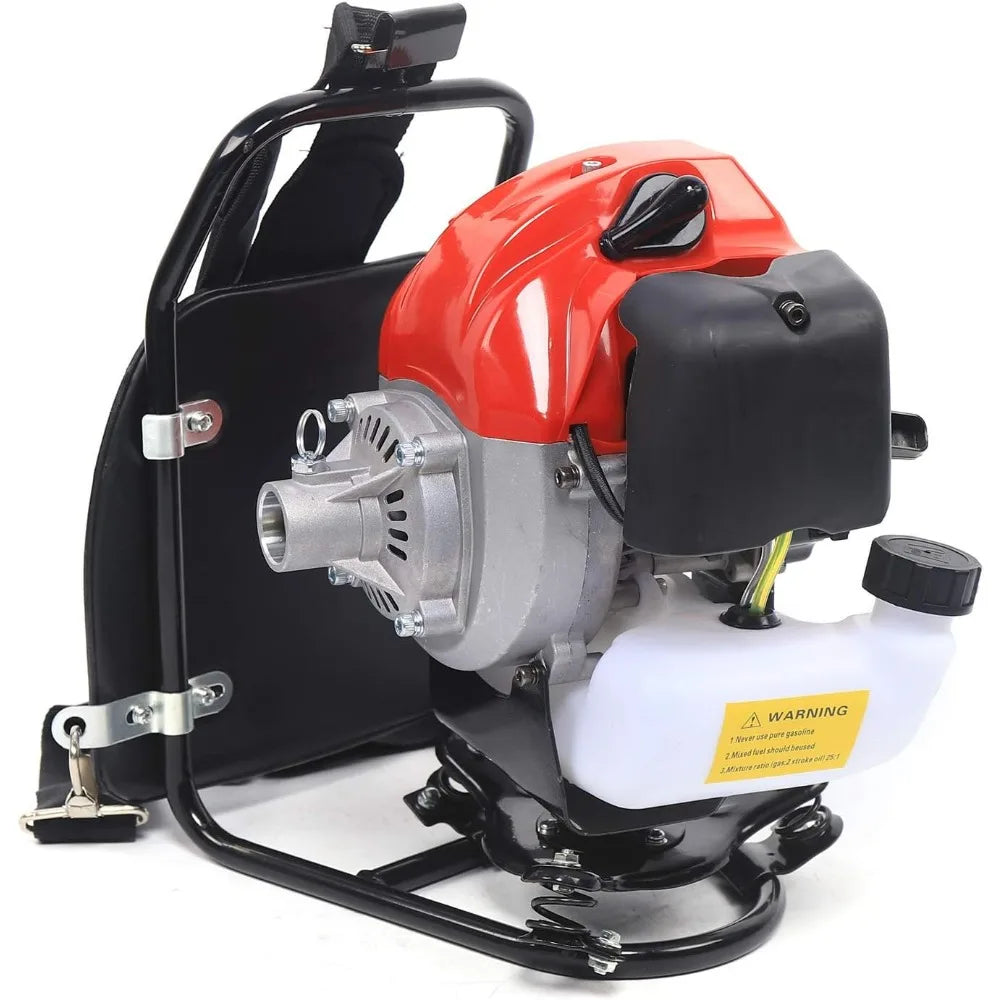 43CC, 2-Stroke Grass Trimmer, 1250W 3 In 1 Gas Powered, Backpack Rototiller, Lawn Mower. ﻿