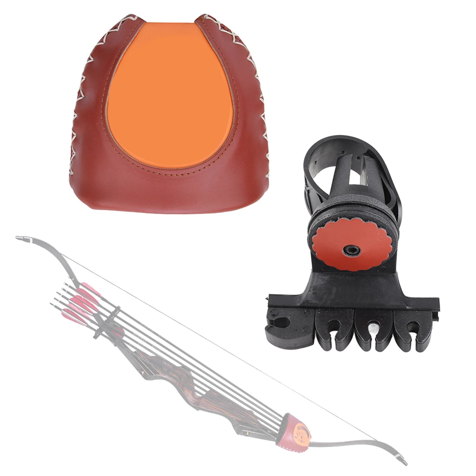 Arrow Storage Quiver. Quick Release, 6 Arrows. For Recurved Bow .